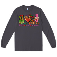 Smoke peace love nutcraker Long Sleeve Tee - AdoDesignShop