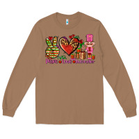 Toasted Coconut peace love nutcraker Long Sleeve Tee - AdoDesignShop
