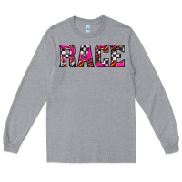 Heather Grey race Long Sleeve Tee - JahusDesignShop