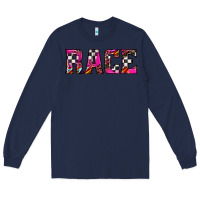 Navy race Long Sleeve Tee - JahusDesignShop