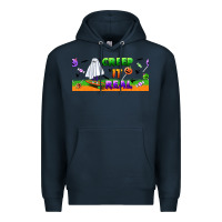 Navy creep it real libbey glass Premium Hoodie - BundleAndBundleShop