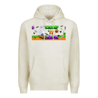 Oatmeal Heather creep it real libbey glass Premium Hoodie - BundleAndBundleShop