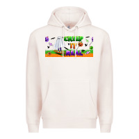 Pale Pink creep it real libbey glass Premium Hoodie - BundleAndBundleShop