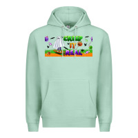 Seafoam creep it real libbey glass Premium Hoodie - BundleAndBundleShop