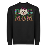 Black Christmas dog mom Pomeranian Heavyweight Sweatshirt - RanaPortraitStore