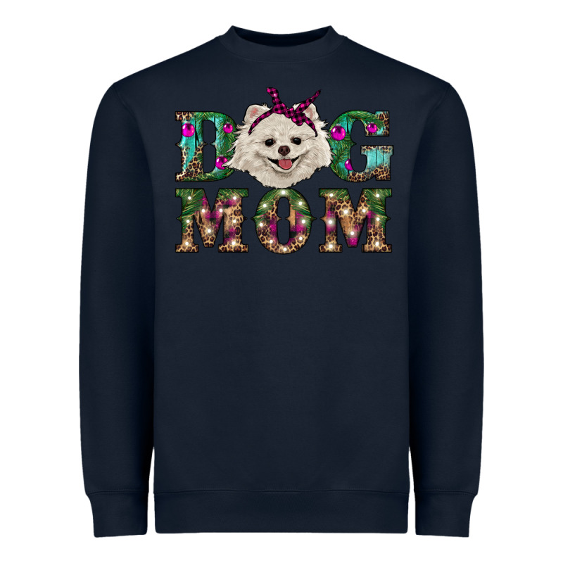 Christmas Dog Mom Pomeranian Heavyweight Sweatshirt by RanaPortraitStore | Teevron