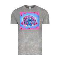 Cloud Rock stitch rainbow Vintage Tee - Zillion Design Studio