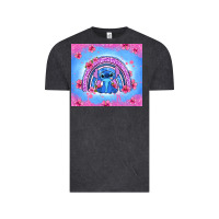 Vintage Black stitch rainbow Vintage Tee - Zillion Design Studio