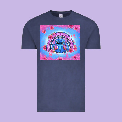 Stitch Rainbow Vintage Tee Designed By Zillion Design Studio