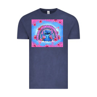 Vintage Denim stitch rainbow Vintage Tee - Zillion Design Studio
