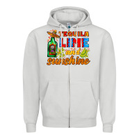 Dove Grey tequila lime and sunshine Zipper Hoodie - AdoDesignShop