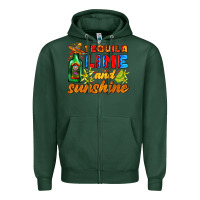 Sports Green tequila lime and sunshine Zipper Hoodie - AdoDesignShop