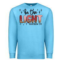 Ocean Blue be the light Premium Sweatshirt - MaliasSmallBusiness