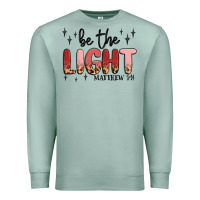 Seafoam be the light Premium Sweatshirt - MaliasSmallBusiness