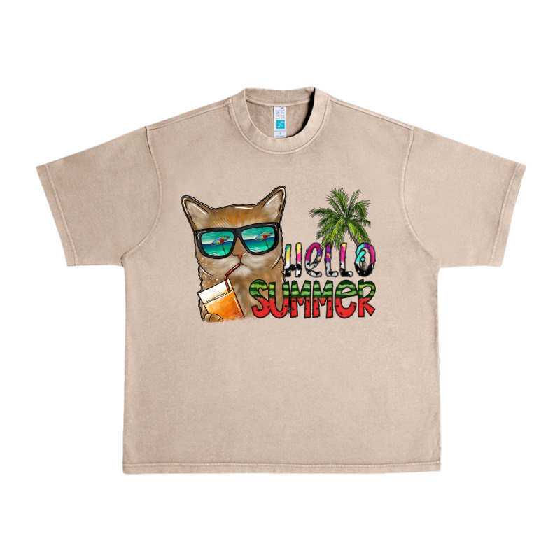 Hello Summer Urban Heavy Tee by SublimationCraftShop | Teevron