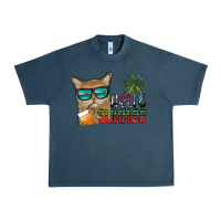 Midnight Navy hello summer Urban Heavy Tee - SublimationCraftShop