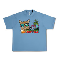 Pebble Blue hello summer Urban Heavy Tee - SublimationCraftShop