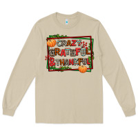 Mushroom crazy grateful and thankful Long Sleeve Tee - AdoDesignShop