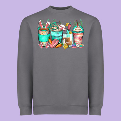 Easter Nurse Coffee Cups Heavyweight Sweatshirt Designed By Zillion Design Studio