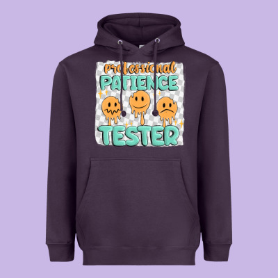 Professional Patience Heavyweight Hoodie Designed By Maliassmallbusiness