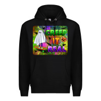 Black creep it real mousepad Premium Hoodie - BundleAndBundleShop