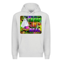 Dove Grey creep it real mousepad Premium Hoodie - BundleAndBundleShop