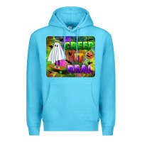 Ocean Blue creep it real mousepad Premium Hoodie - BundleAndBundleShop