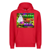 Red creep it real mousepad Premium Hoodie - BundleAndBundleShop