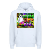 White creep it real mousepad Premium Hoodie - BundleAndBundleShop