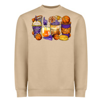 Mushroom basketball coffee cups Heavyweight Sweatshirt - Zillion Design Studio
