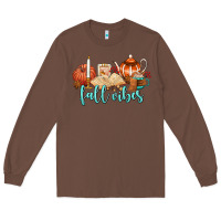 Chestnut fall vibes Long Sleeve Tee - AdoDesignShop