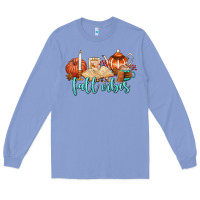 Colony Blue fall vibes Long Sleeve Tee - AdoDesignShop