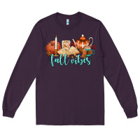 Plum fall vibes Long Sleeve Tee - AdoDesignShop