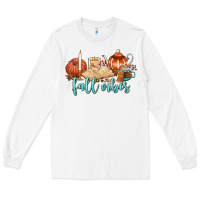 White fall vibes Long Sleeve Tee - AdoDesignShop