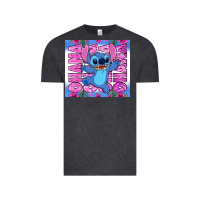 Vintage Black stitch ohana Vintage Tee - Zillion Design Studio