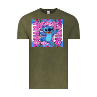 Vintage Olive stitch ohana Vintage Tee - Zillion Design Studio