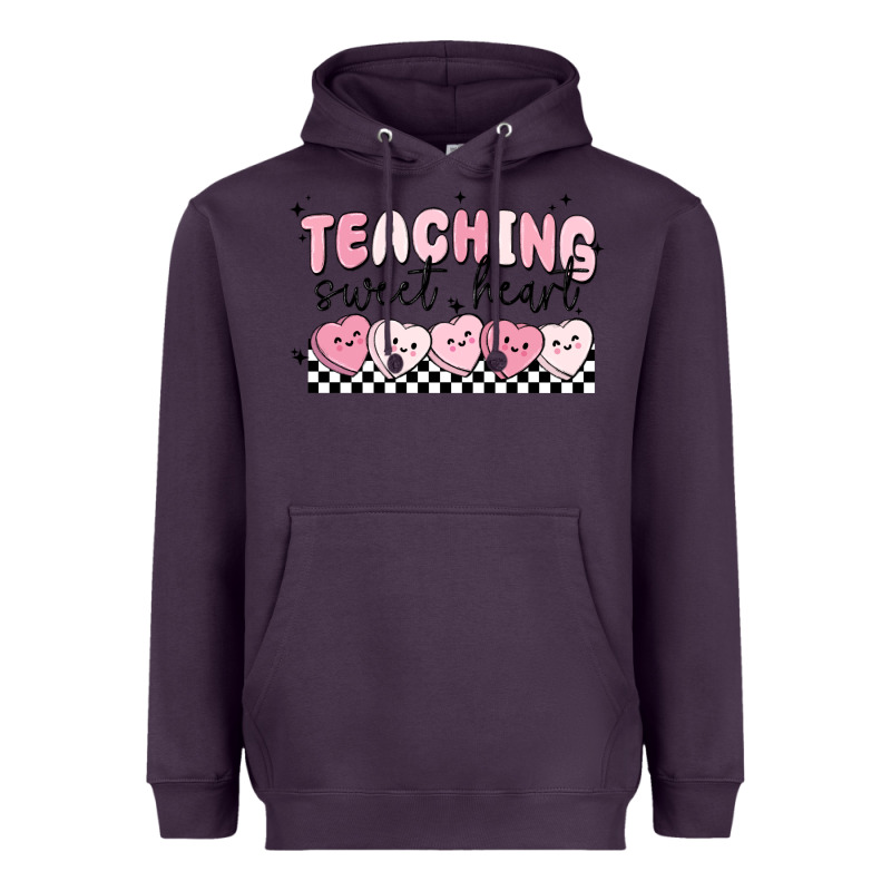 Teaching Sweetheart Heavyweight Hoodie by MaliasSmallBusiness | Teevron