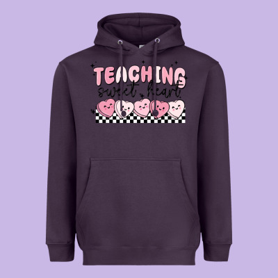 Teaching Sweetheart Heavyweight Hoodie Designed By Maliassmallbusiness
