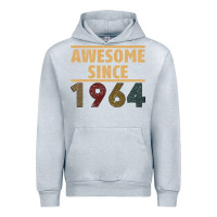Heather Grey Awesome Since 1964 Urban Hoodie - Bettercallsaul