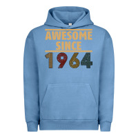 Pigment Pebble Blue Awesome Since 1964 Urban Hoodie - Bettercallsaul