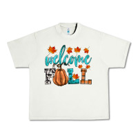 Pistachio welcome fall Urban Heavy Tee - HRA Design Shop