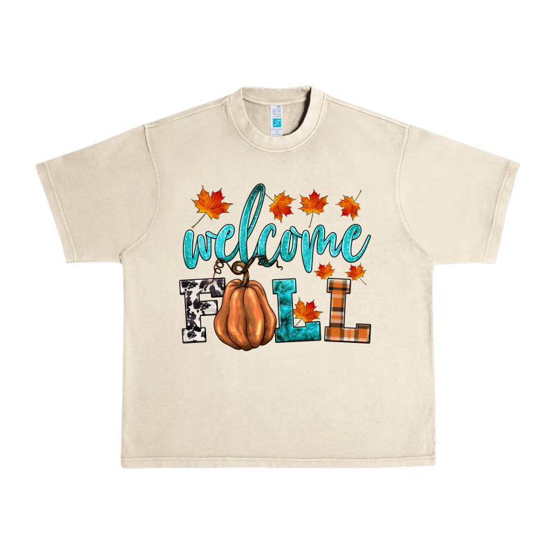 Welcome Fall Urban Heavy Tee by HRA Design Shop | Teevron