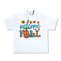 White welcome fall Urban Heavy Tee - HRA Design Shop