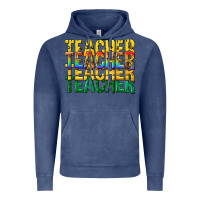 Vintage Denim teacher teacher teacher Vintage Hoodie - texasbilliewilder