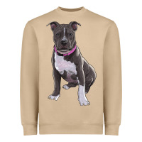 Mushroom pitbull Heavyweight Sweatshirt - RanaPortraitStore