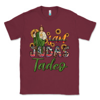 Burgundy san judas tadeo sunflower Classic Tee - JahusDesignShop