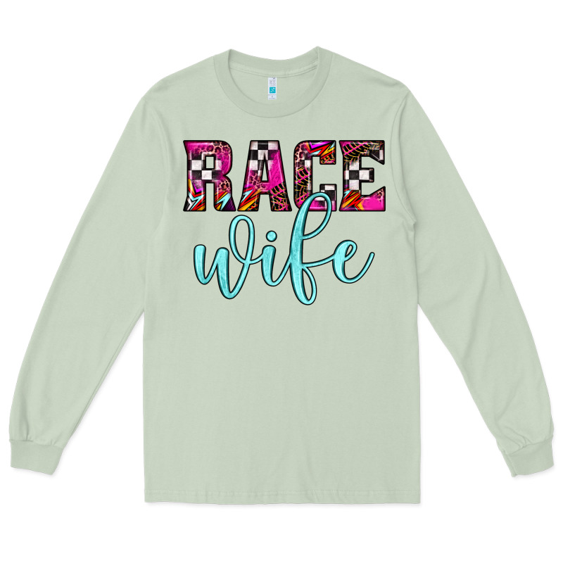 Race Wife Long Sleeve Tee by JahusDesignShop | Teevron