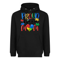 Black proud autism mom Heavyweight Hoodie - MaliasSmallBusiness