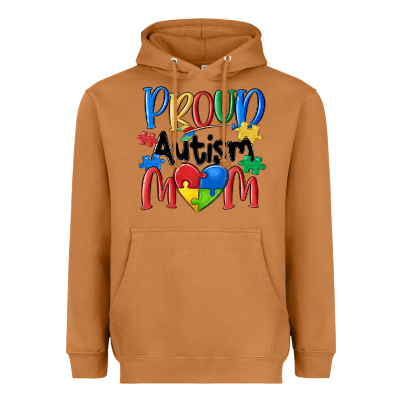 Proud Autism Mom Heavyweight Hoodie by MaliasSmallBusiness | Teevron
