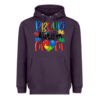 Plum proud autism mom Heavyweight Hoodie - MaliasSmallBusiness